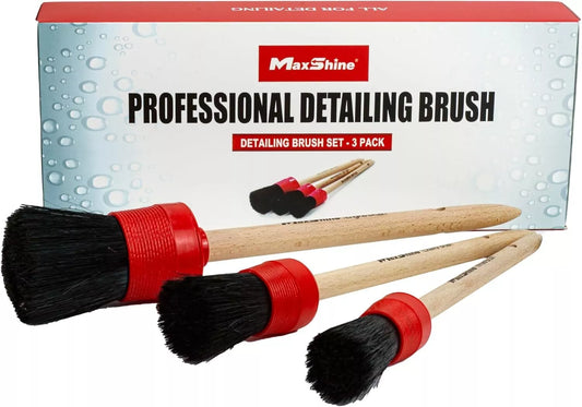 MAXSHINE DETAILING BRUSH SET X3