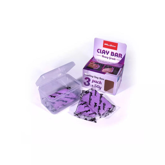 MAXSHINE CLAY BAR 3 PACK PURPLE HEAVY